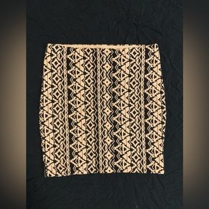 [3/$15] Bodycon Mini Skirt - LARGE - EUC